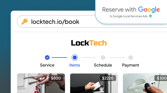 Locksmith Online Booking Mobile