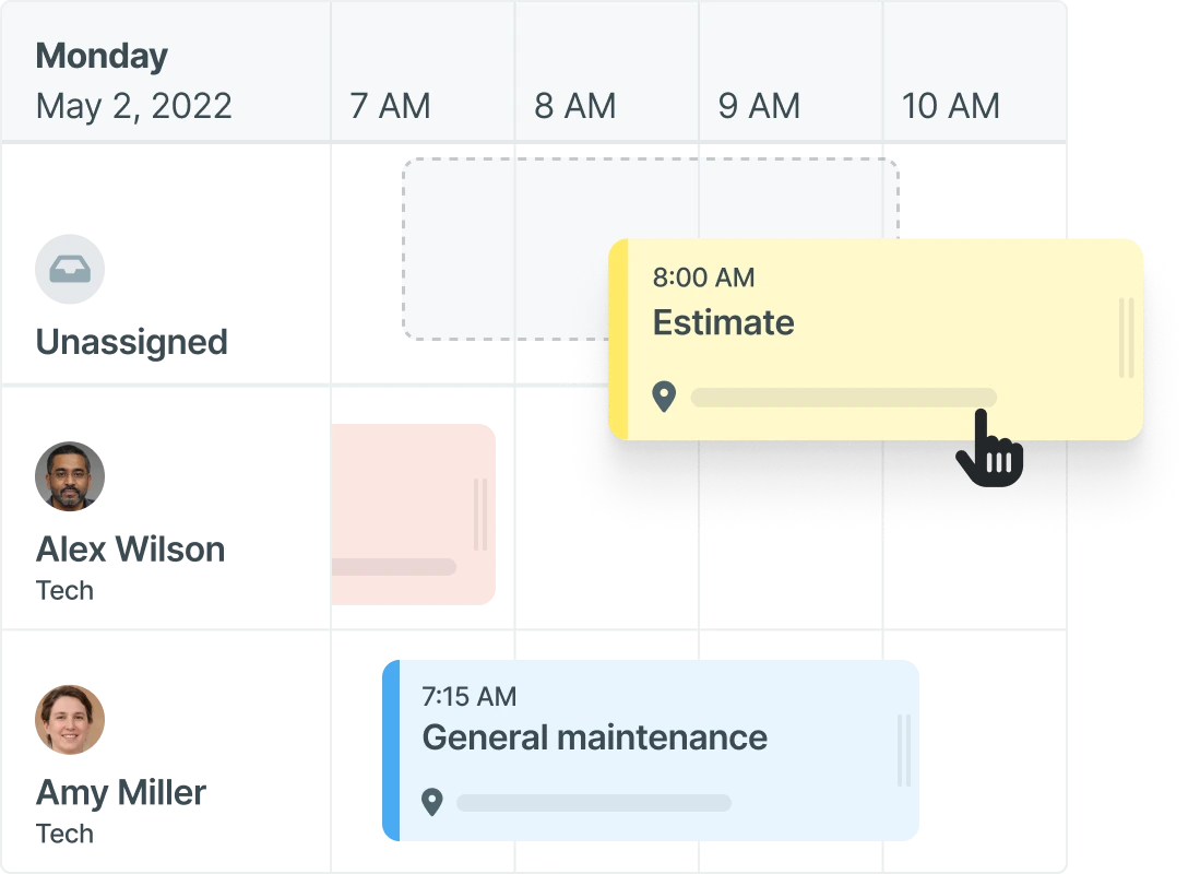 Illustration Scheduling Electrician